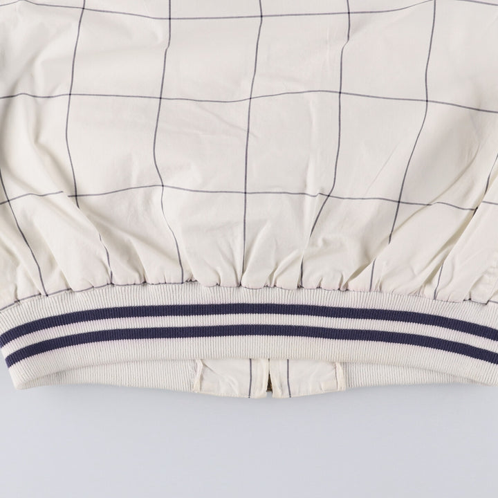 Ralph Lauren Check Pattern Cotton Jacket, Women's Size L cotton white type Vintage Second Hand