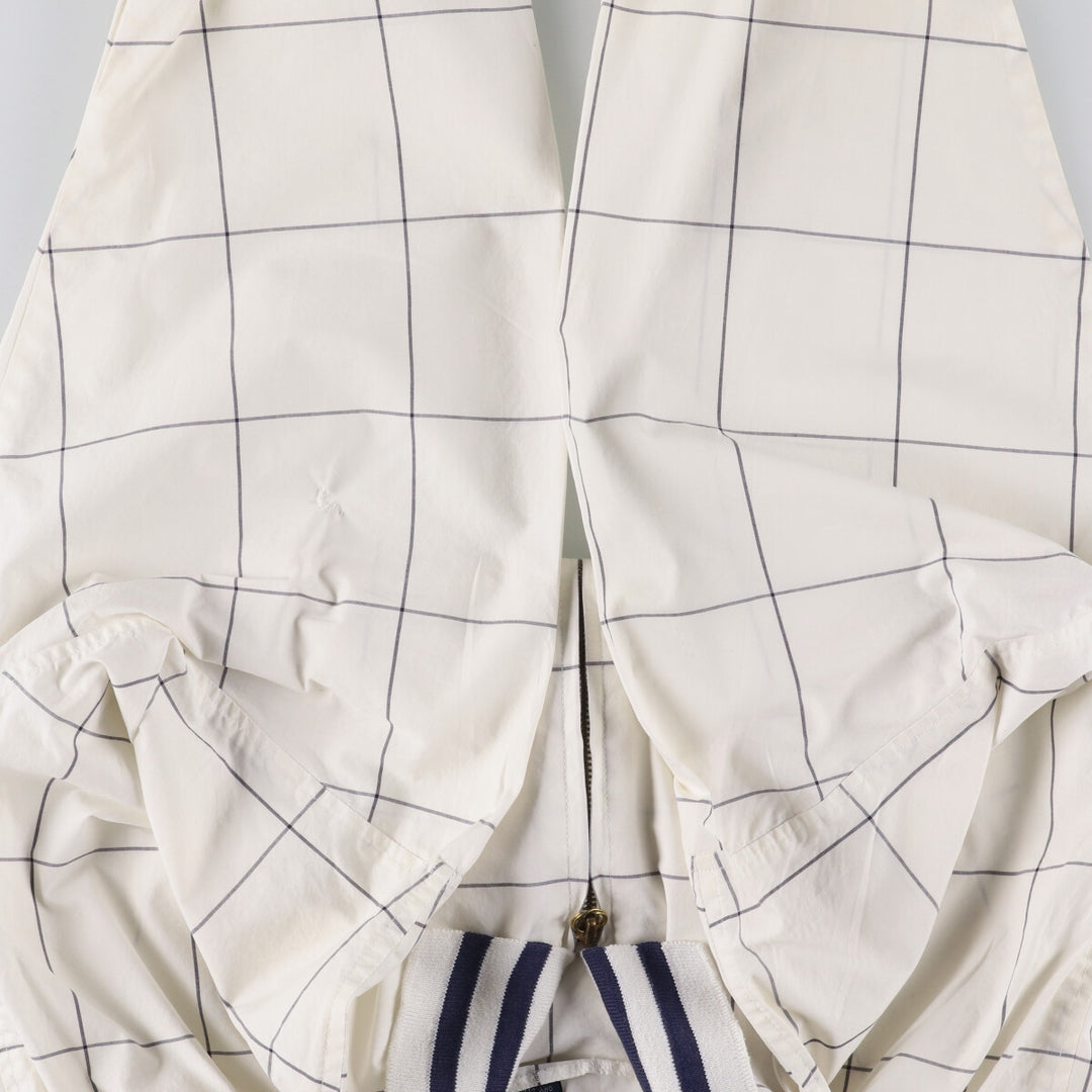 Ralph Lauren Check Pattern Cotton Jacket, Women's Size L cotton white type Vintage Second Hand