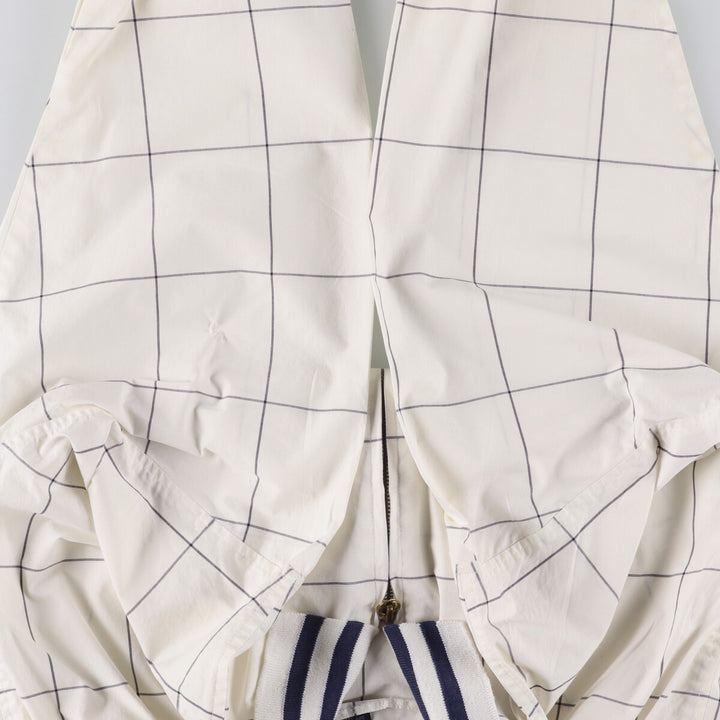 Ralph Lauren Check Pattern Cotton Jacket, Women's Size L cotton white type Vintage Second Hand
