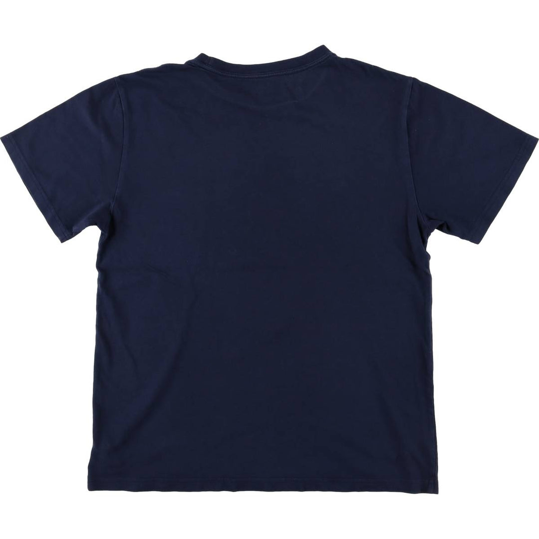 Ralph Lauren POLO RALPH LAUREN Polo Bear short-sleeved printed T-shirt, women's size L cotton navy blue type Vintage Second Hand