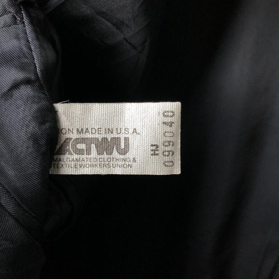 KUPPENHEIMER Premier Edition Double-Breasted Peak Lapel Wool Tailored Jacket, Made in USA, Men's Size Medium wool navy blue type Vintage Second Hand