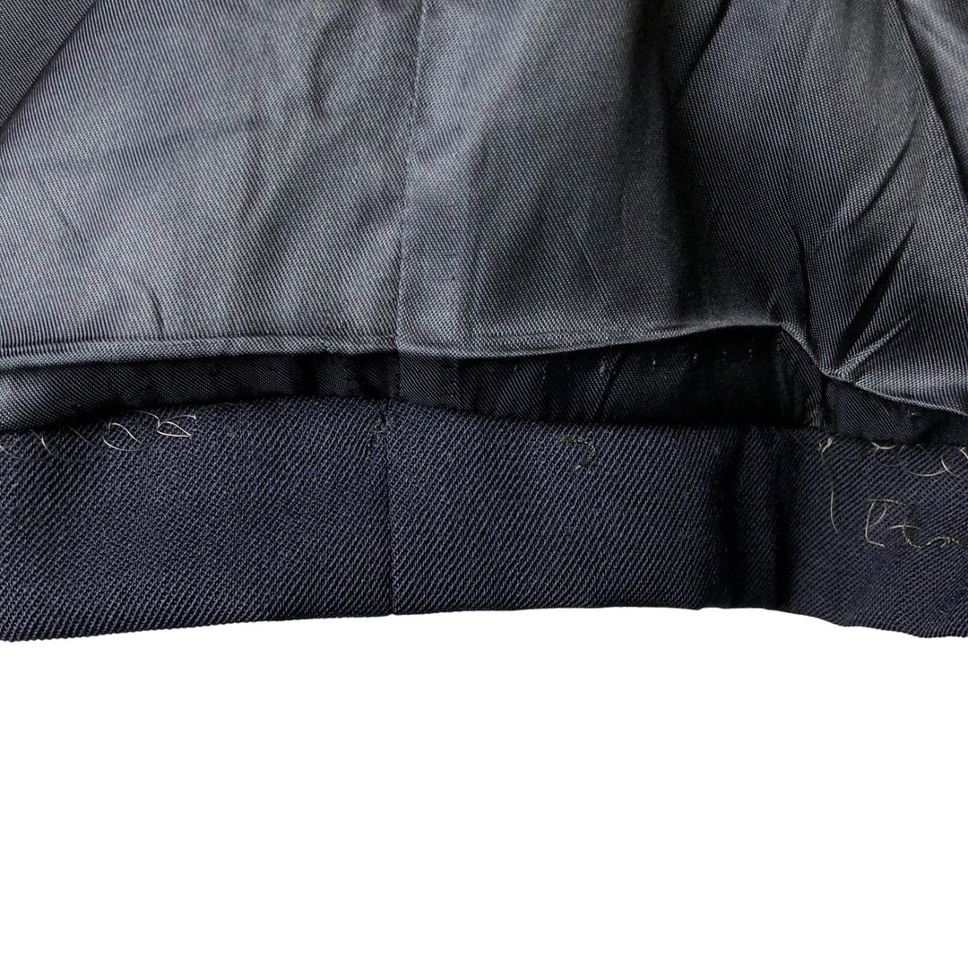 KUPPENHEIMER Premier Edition Double-Breasted Peak Lapel Wool Tailored Jacket, Made in USA, Men's Size Medium wool navy blue type Vintage Second Hand