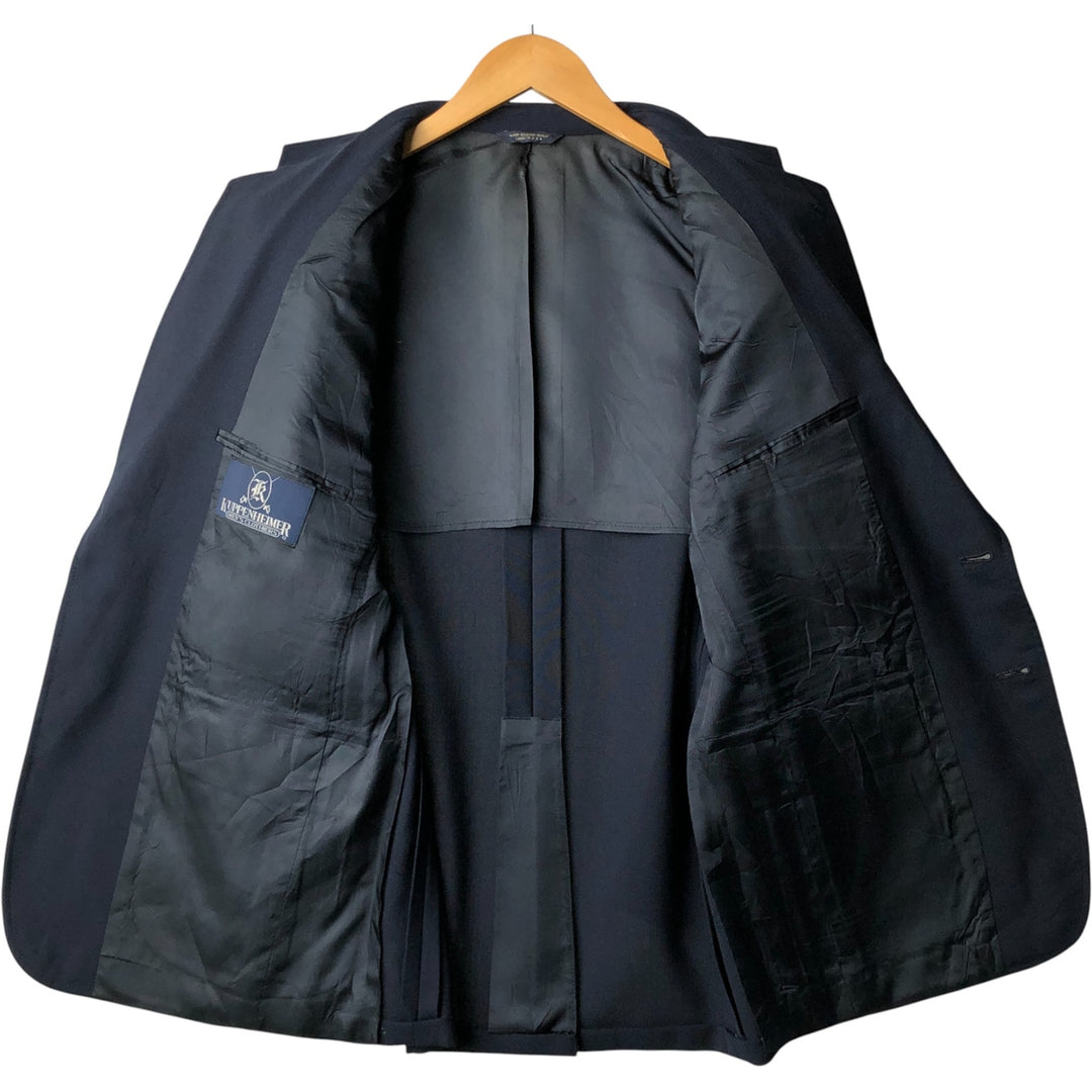 KUPPENHEIMER Navy Blazer, Tailored Jacket, Made in USA, Men's Size M unclear navy blue type Vintage Second Hand