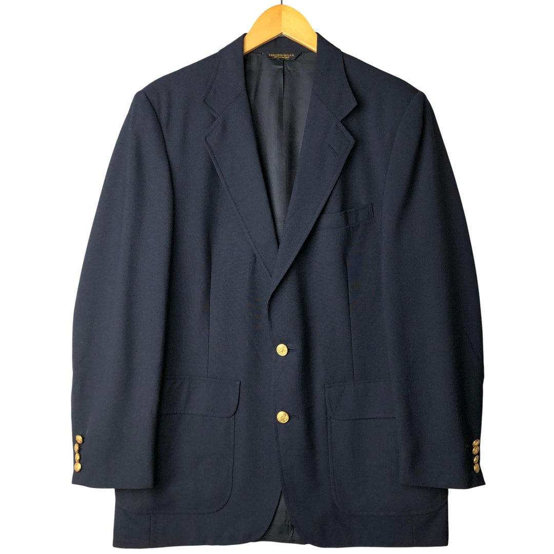 Hardwick Clothes Remake Navy Blazer, Tailored Jacket, Made in USA, Men's Size Medium unclear navy blue type Vintage Second Hand