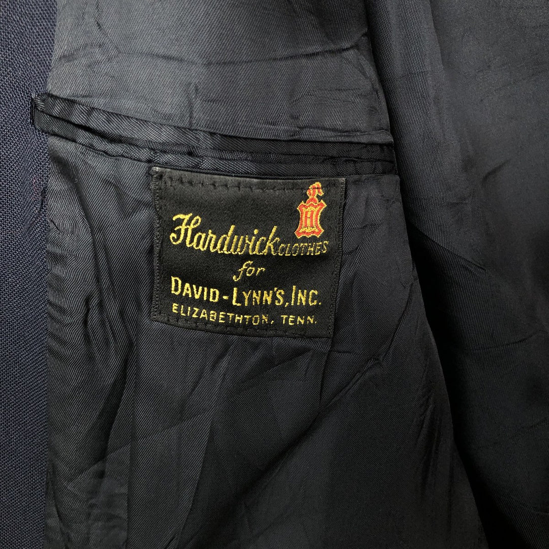 Hardwick Clothes Remake Navy Blazer, Tailored Jacket, Made in USA, Men's Size Medium unclear navy blue type Vintage Second Hand