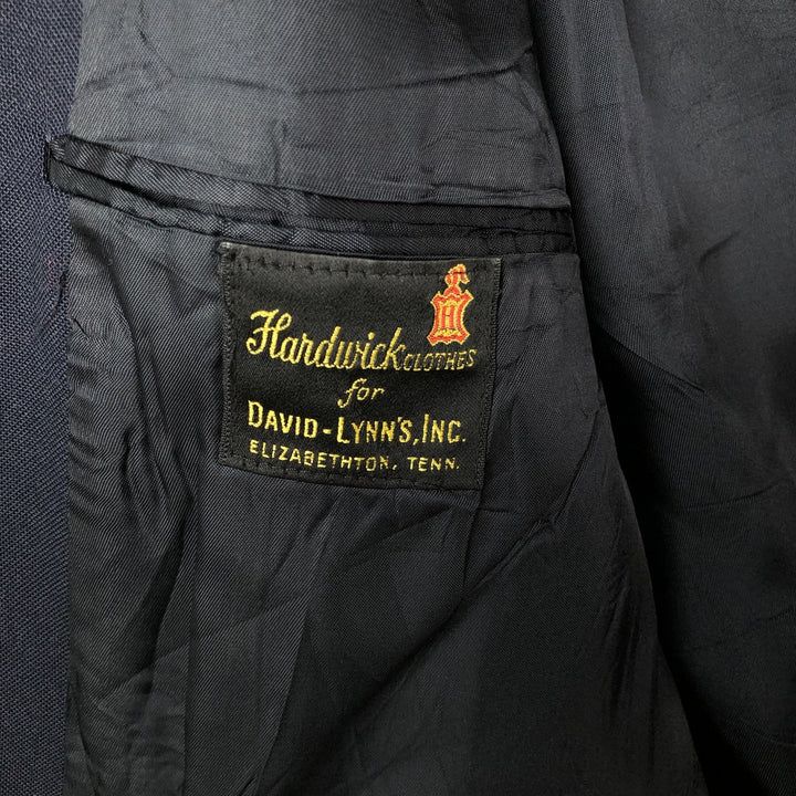 Hardwick Clothes Remake Navy Blazer, Tailored Jacket, Made in USA, Men's Size Medium unclear navy blue type Vintage Second Hand
