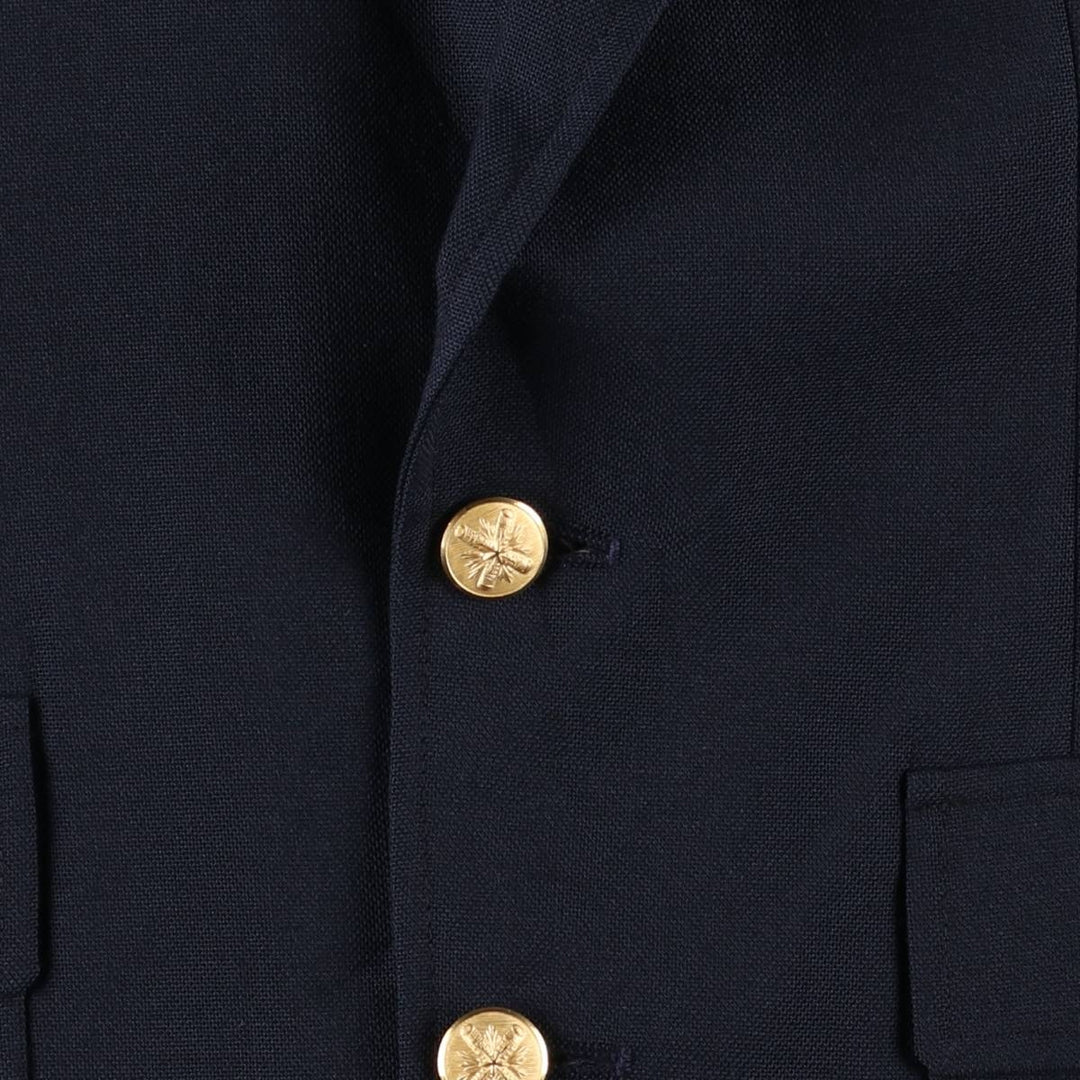 CROSS and WINDSOR Navy Blazer, Tailored Jacket, Made in USA, Men's Size Small unclear navy blue type Vintage Second Hand
