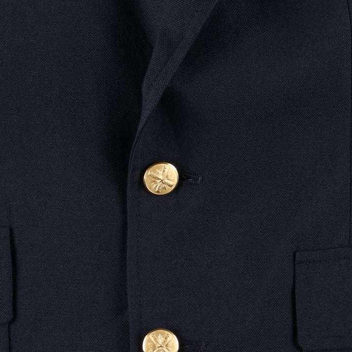 CROSS and WINDSOR Navy Blazer, Tailored Jacket, Made in USA, Men's Size Small unclear navy blue type Vintage Second Hand