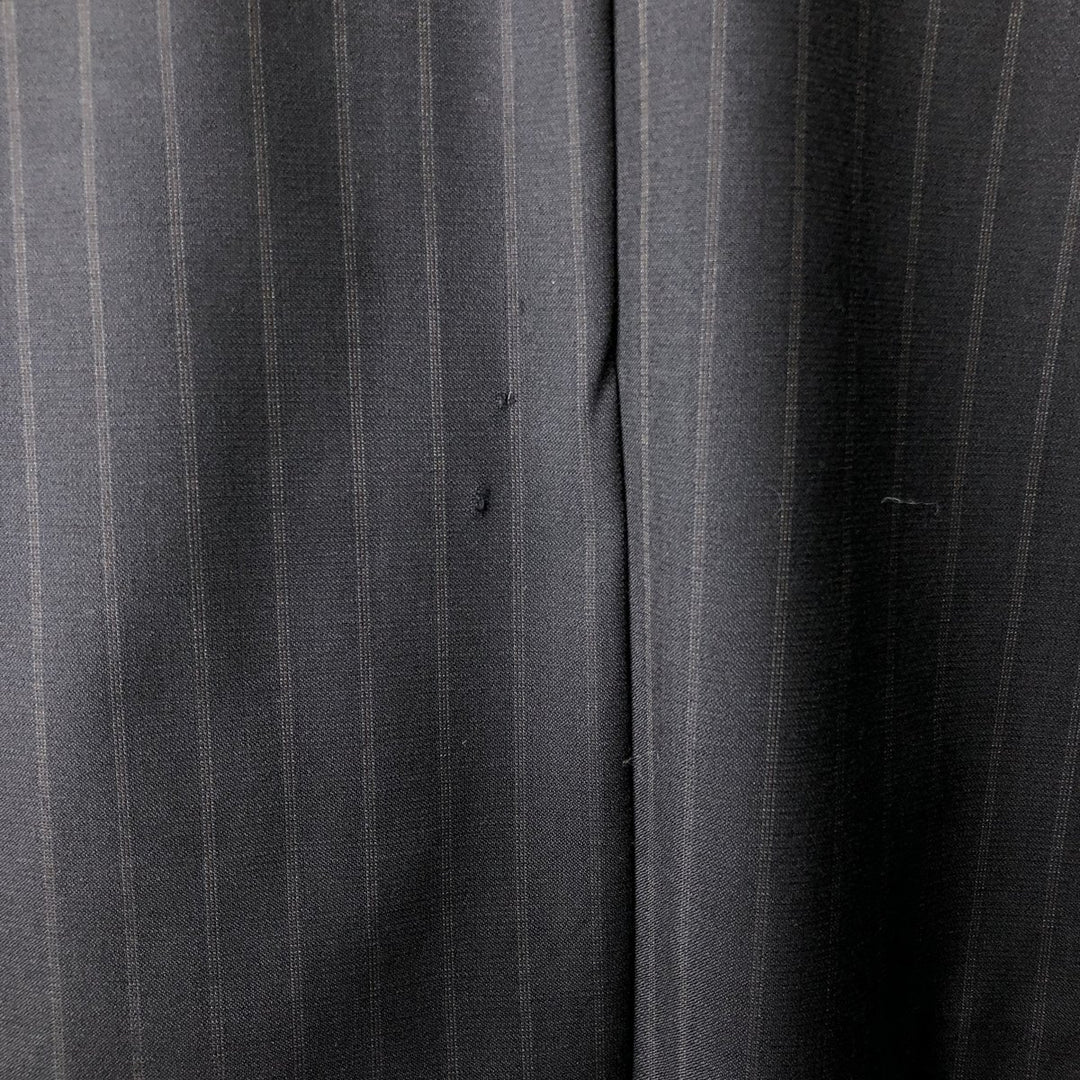 Burberry's BURBERRY LONDON Striped Wool Tailored Jacket, Made in USA, Men's Size XL wool black type Vintage Second Hand