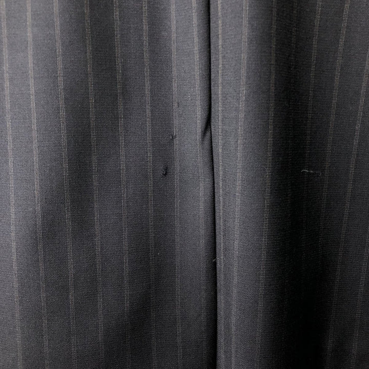 Burberry's BURBERRY LONDON Striped Wool Tailored Jacket, Made in USA, Men's Size XL wool black type Vintage Second Hand