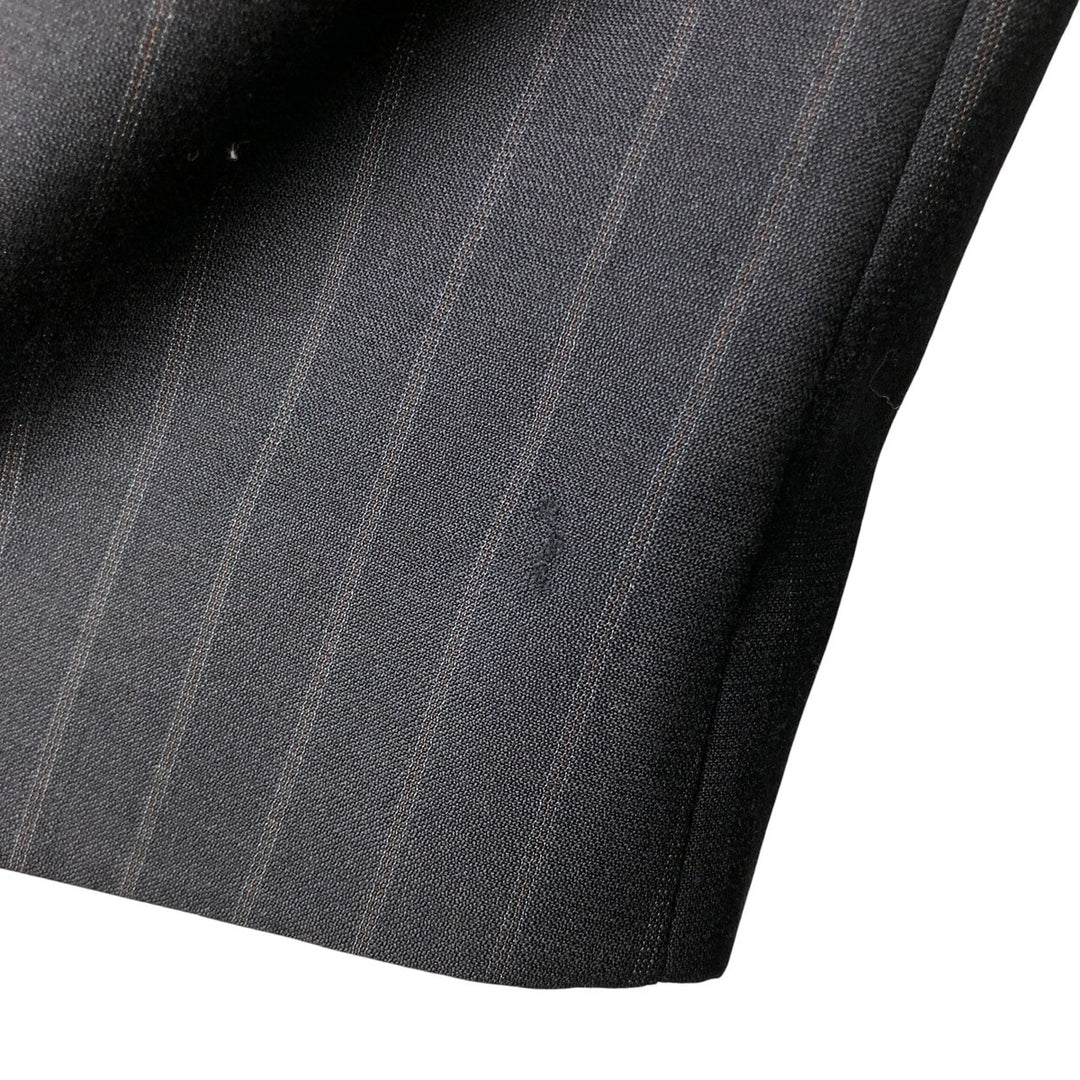 Burberry's BURBERRY LONDON Striped Wool Tailored Jacket, Made in USA, Men's Size XL wool black type Vintage Second Hand