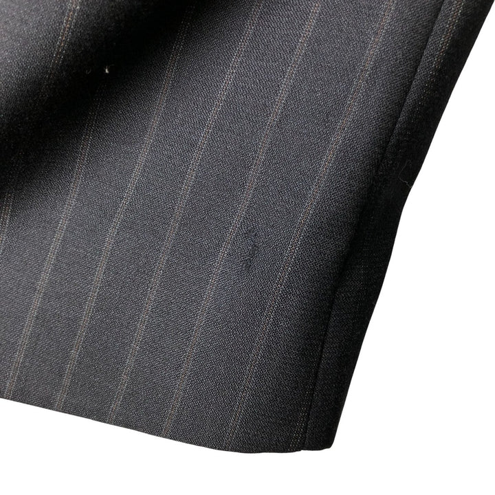 Burberry's BURBERRY LONDON Striped Wool Tailored Jacket, Made in USA, Men's Size XL wool black type Vintage Second Hand