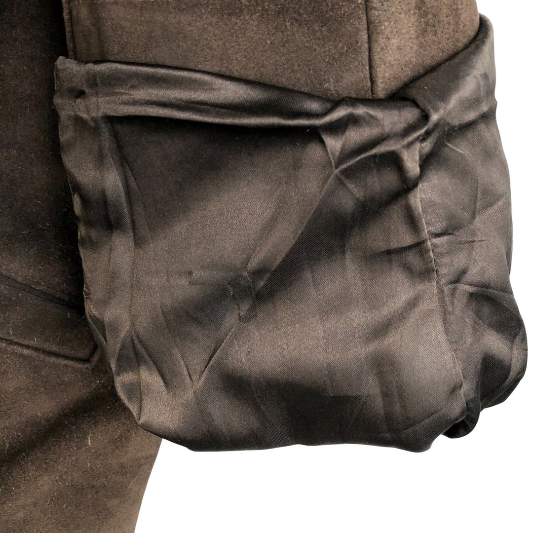 JORDAO Red Label Padded Suede Leather Jacket, Men's Size L Genuine Leather Cowhide Suede Leather brown type Vintage Second Hand