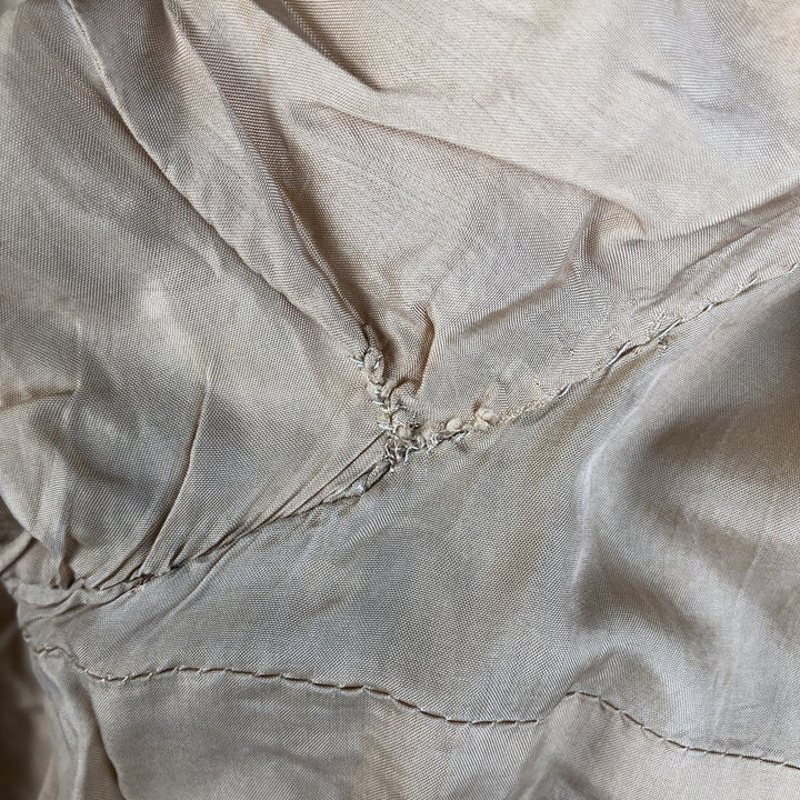 VAGRANT ITALIA suede leather jacket, made in Italy, men's size L unclear yellow type Vintage Second Hand