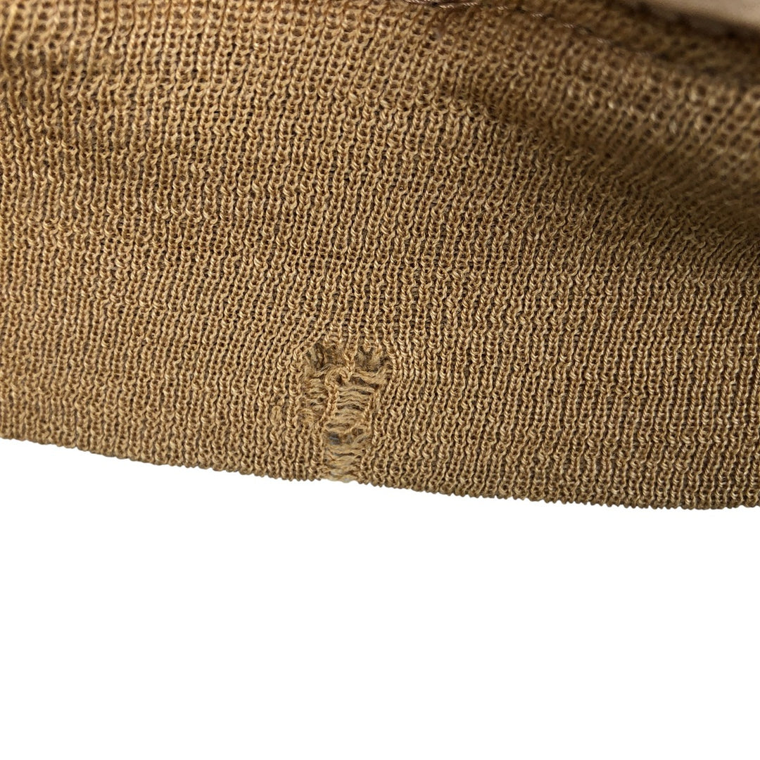 VAGRANT ITALIA suede leather jacket, made in Italy, men's size L unclear yellow type Vintage Second Hand