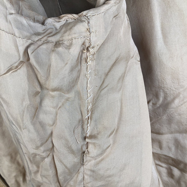 VAGRANT ITALIA suede leather jacket, made in Italy, men's size L unclear yellow type Vintage Second Hand