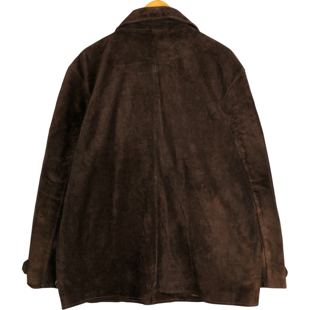 90'S Levi's Red Tab suede leather jacket, men's size XL, vintage genuine leather brown type Vintage Second Hand