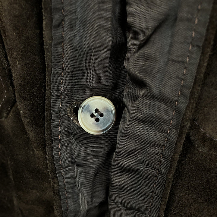 90'S Levi's Red Tab suede leather jacket, men's size XL, vintage genuine leather brown type Vintage Second Hand