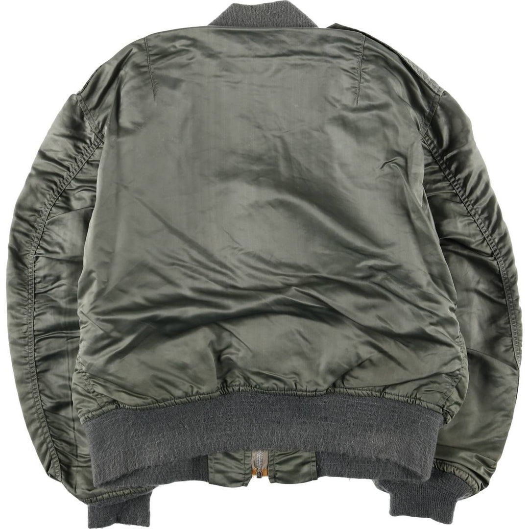 Civilian Alpha L-2B Type Military Flight Jacket, Men's Size Medium, Vintage unclear Khaki type Vintage Second Hand