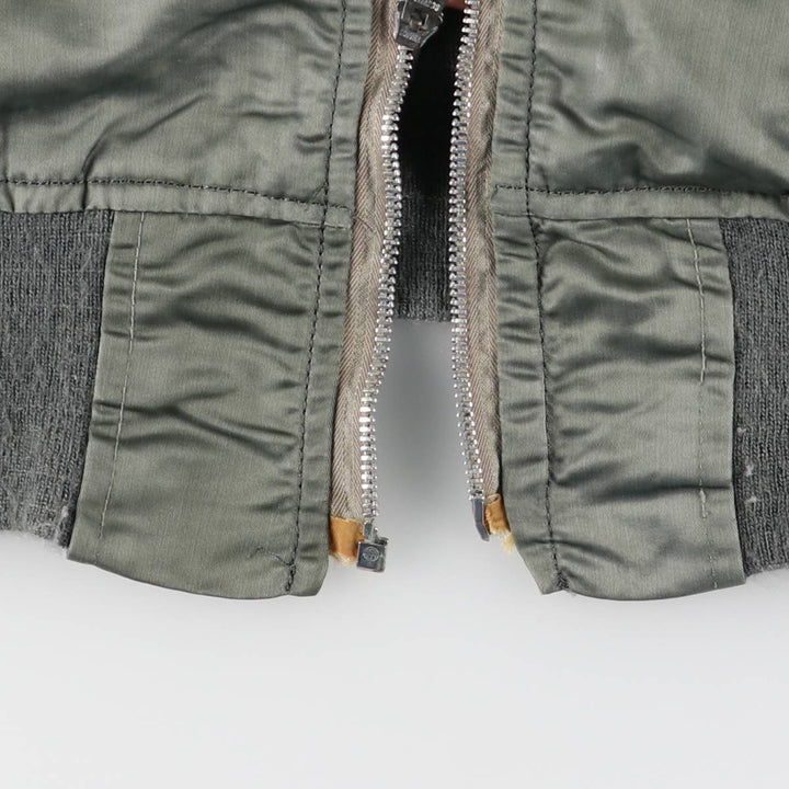 Civilian Alpha L-2B Type Military Flight Jacket, Men's Size Medium, Vintage unclear Khaki type Vintage Second Hand