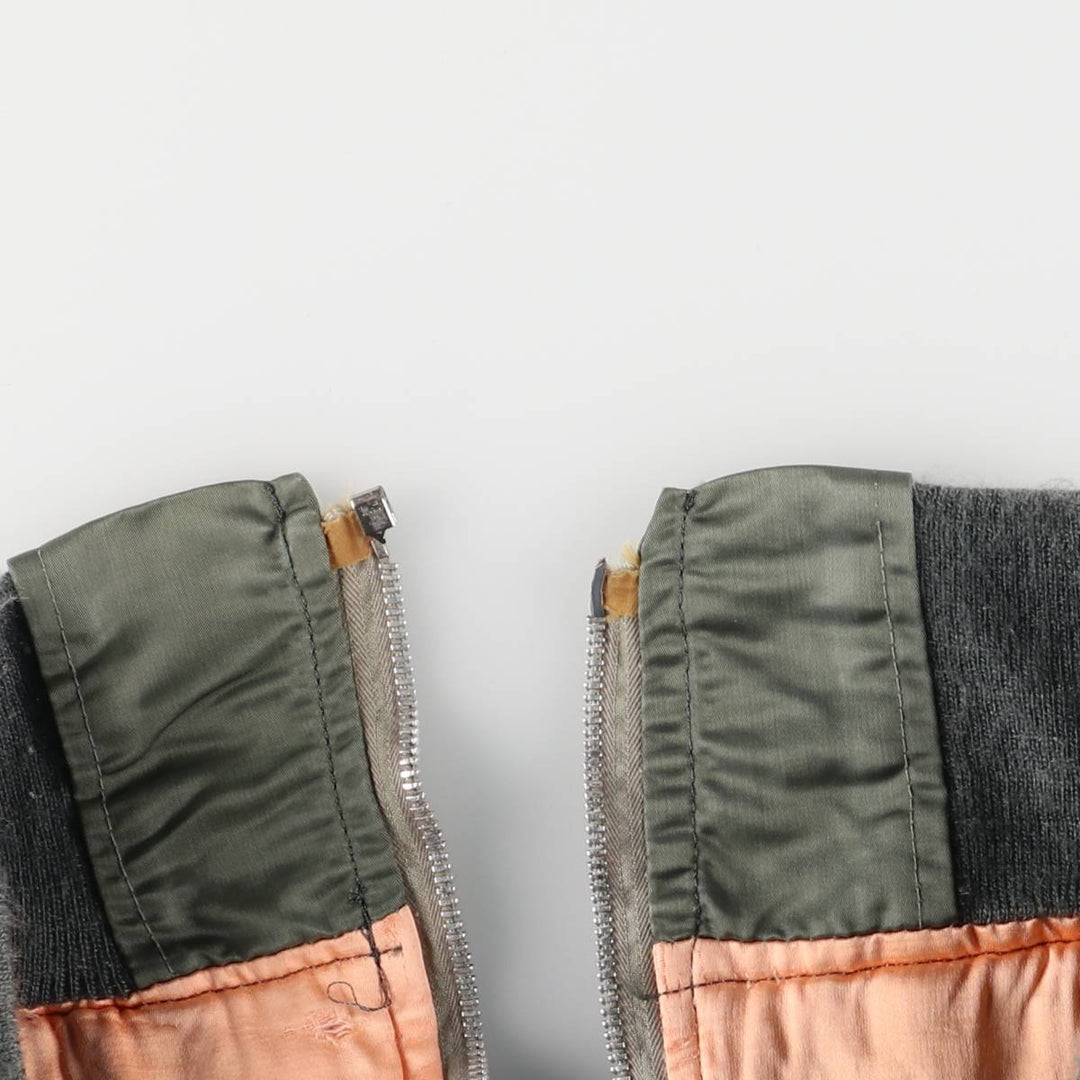 Civilian Alpha L-2B Type Military Flight Jacket, Men's Size Medium, Vintage unclear Khaki type Vintage Second Hand