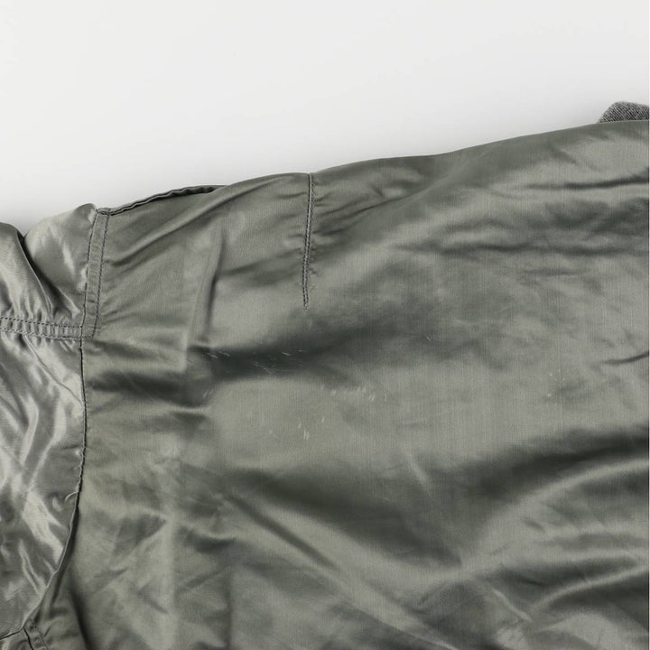 Civilian Alpha L-2B Type Military Flight Jacket, Men's Size Medium, Vintage unclear Khaki type Vintage Second Hand