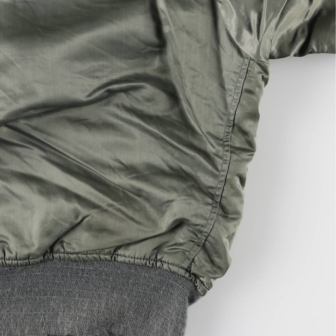 Civilian Alpha L-2B Type Military Flight Jacket, Men's Size Medium, Vintage unclear Khaki type Vintage Second Hand