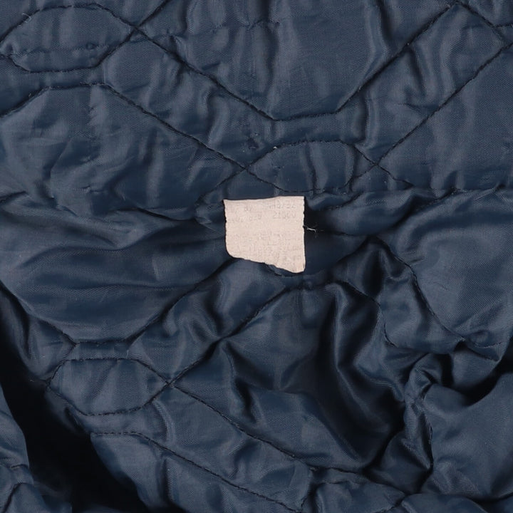 Vintage 1980'S Chicago Bears Chalk Line Padded Nylon Stadium Jacket, Men's Size Medium unclear navy blue type Vintage Second Hand