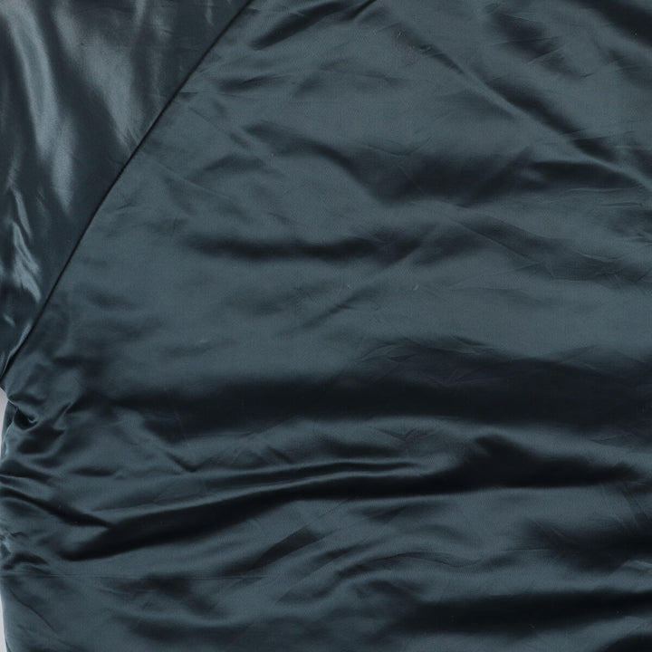 Vintage 1980'S Chicago Bears Chalk Line Padded Nylon Stadium Jacket, Men's Size Medium unclear navy blue type Vintage Second Hand