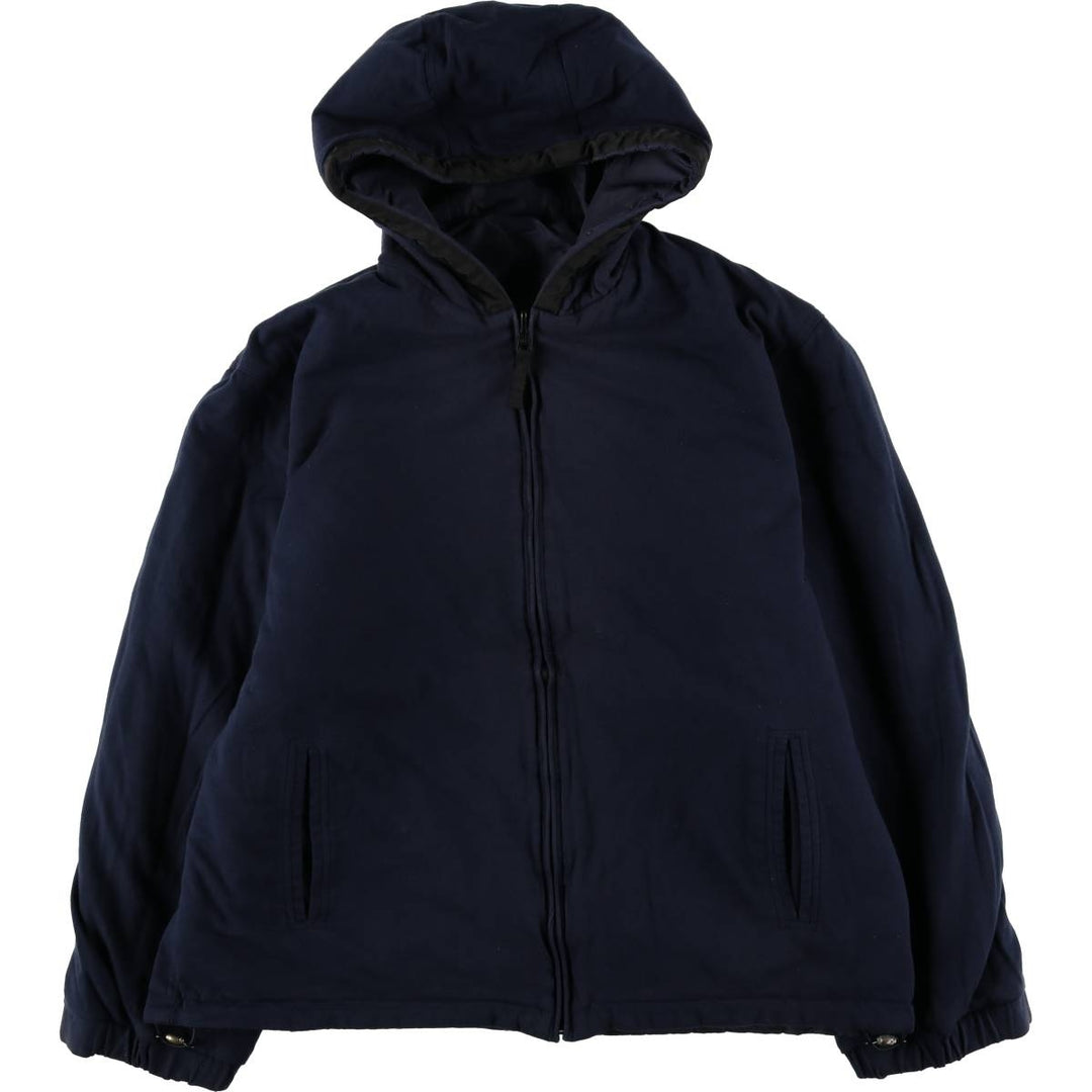 Ralph Lauren POLO by Ralph Lauren reversible padded puffer jacket, men's size L Nylon navy blue type Vintage Second Hand