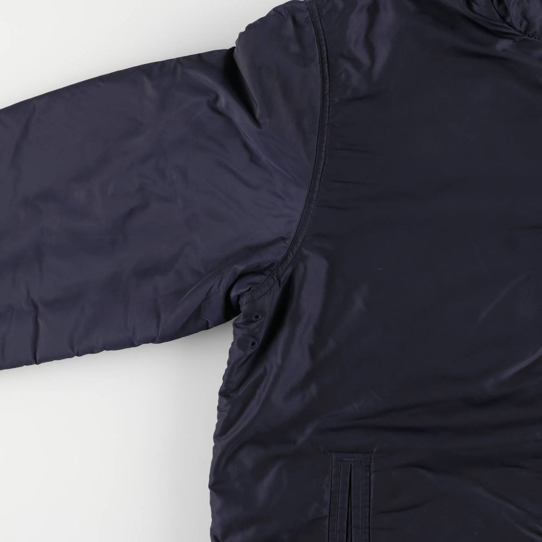 Ralph Lauren POLO by Ralph Lauren reversible padded puffer jacket, men's size L Nylon navy blue type Vintage Second Hand