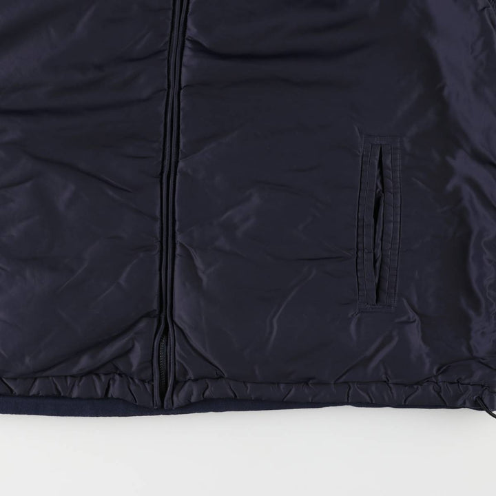 Ralph Lauren POLO by Ralph Lauren reversible padded puffer jacket, men's size L Nylon navy blue type Vintage Second Hand