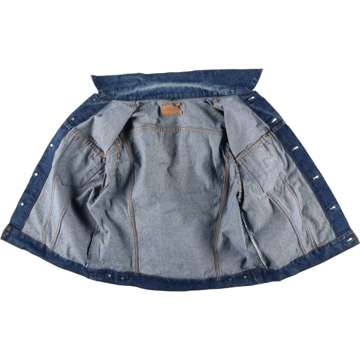 90'S Levi's 70505-0217 Denim Jacket, Made in USA, Men's Size XL, Vintage cotton blue type Vintage Second Hand
