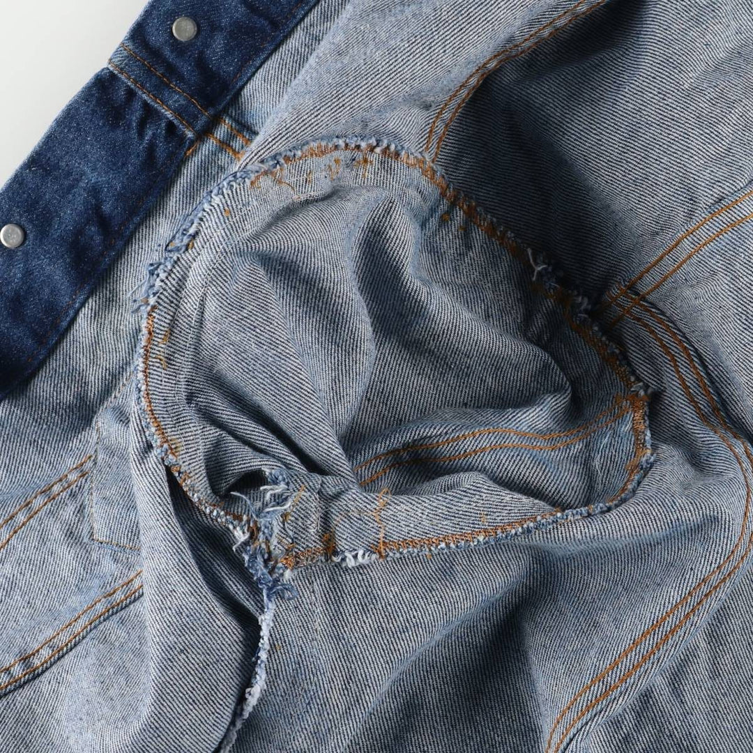 90'S Levi's 70505-0217 Denim Jacket, Made in USA, Men's Size XL, Vintage cotton blue type Vintage Second Hand