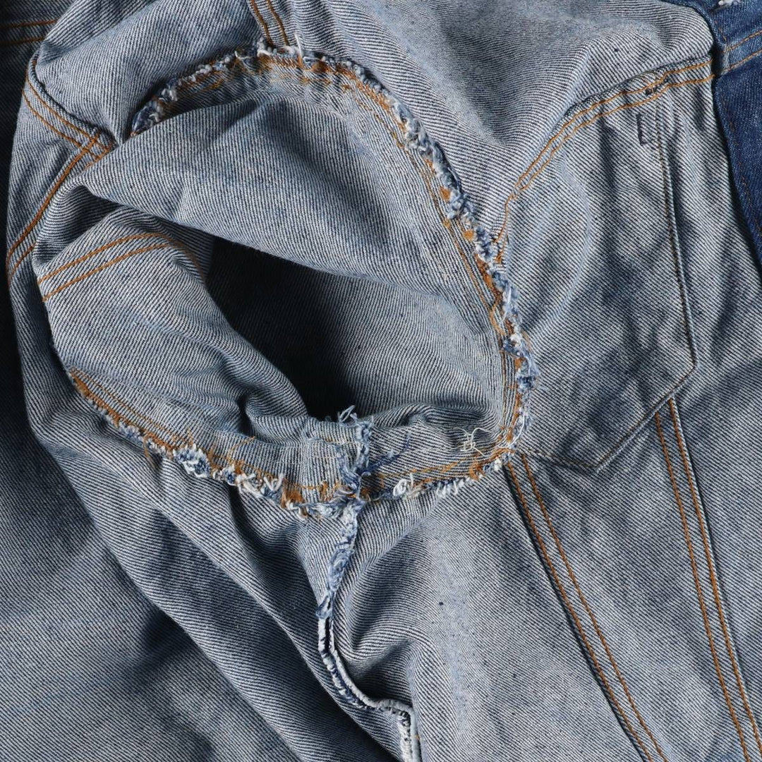 90'S Levi's 70505-0217 Denim Jacket, Made in USA, Men's Size XL, Vintage cotton blue type Vintage Second Hand