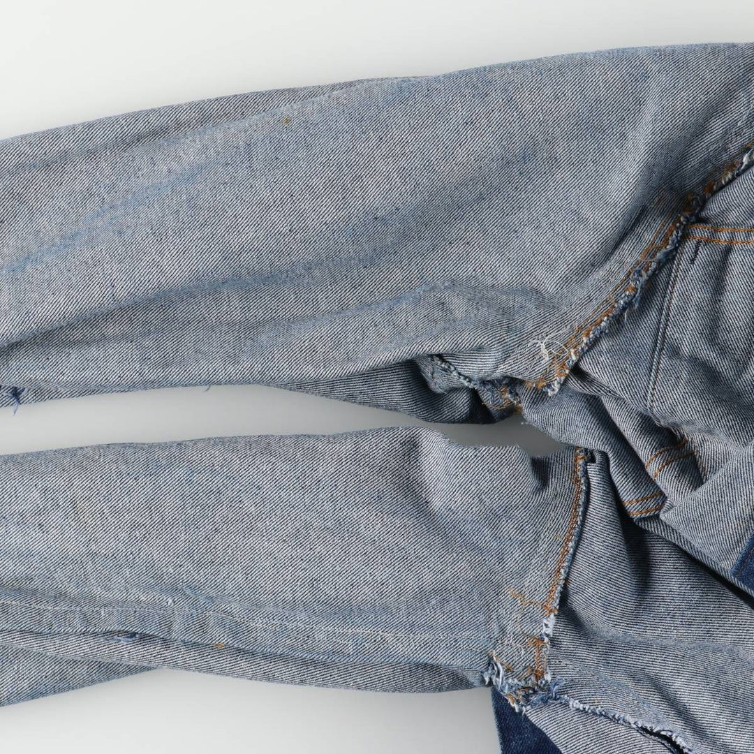 90'S Levi's 70505-0217 Denim Jacket, Made in USA, Men's Size XL, Vintage cotton blue type Vintage Second Hand