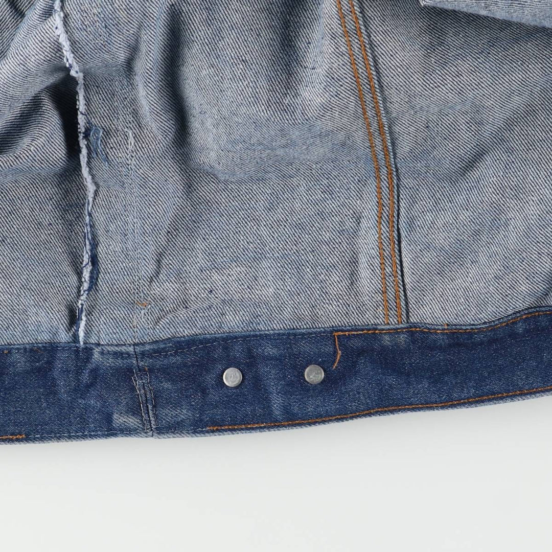 90'S Levi's 70505-0217 Denim Jacket, Made in USA, Men's Size XL, Vintage cotton blue type Vintage Second Hand