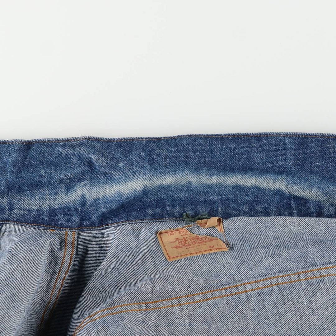 90'S Levi's 70505-0217 Denim Jacket, Made in USA, Men's Size XL, Vintage cotton blue type Vintage Second Hand