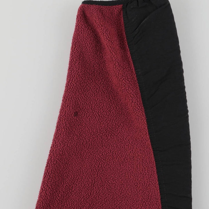 90s-00'S Timberland WEATHERGEAR Half-Zip Fleece Pullover, Men's Size L polyester red type Vintage Second Hand