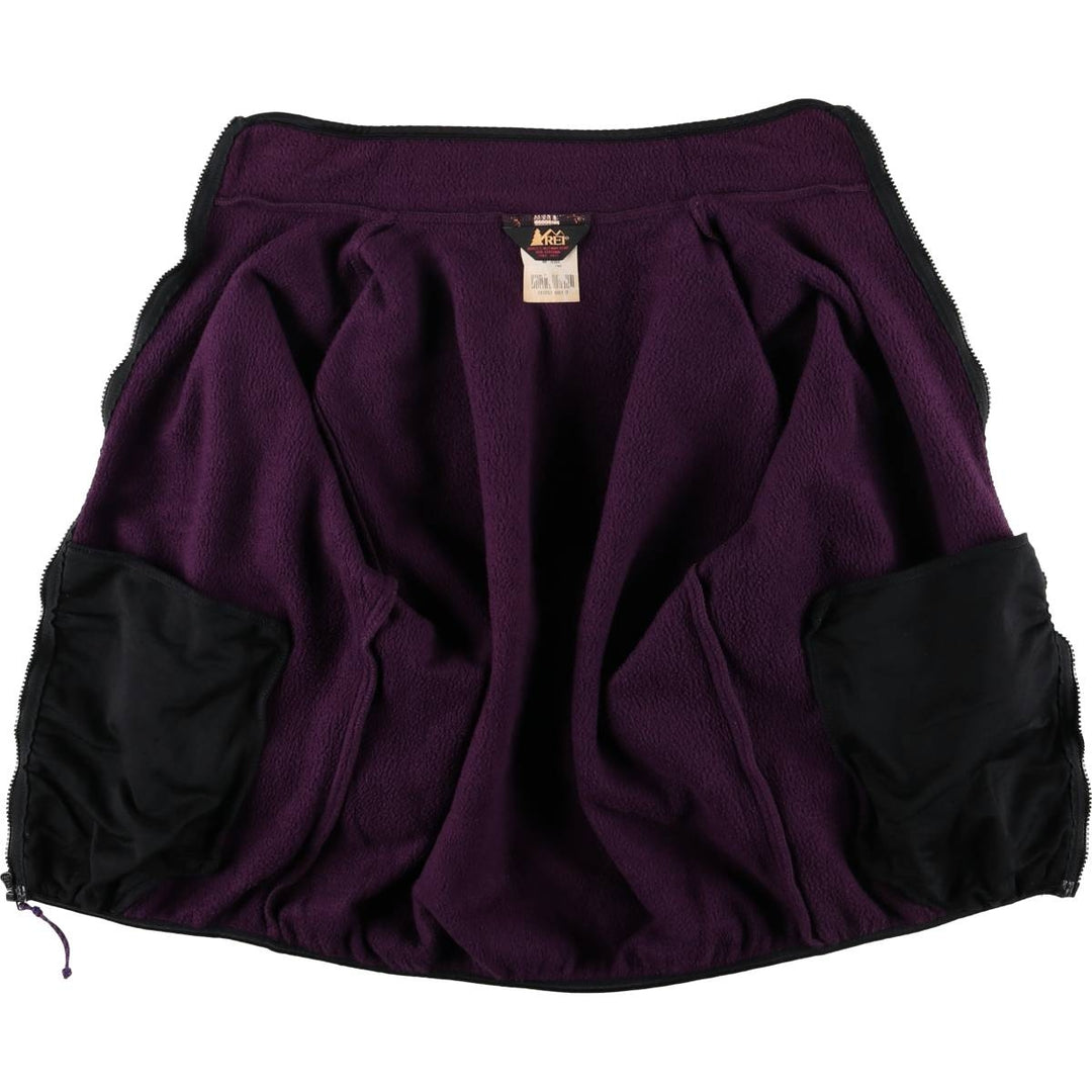 90'S REI Fleece Jacket, Made in USA, Men's Size Medium, Vintage polyester purple type Vintage Second Hand