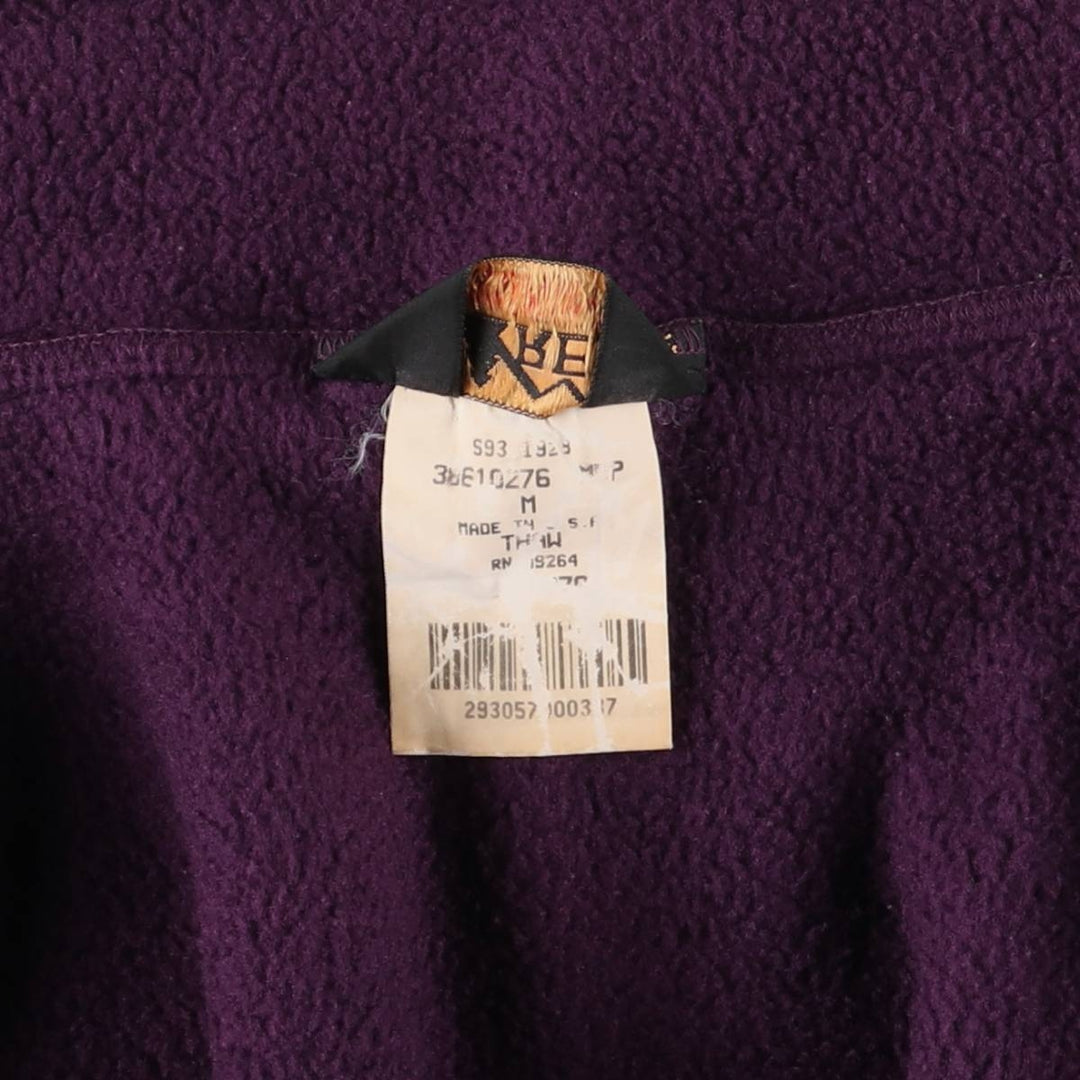90'S REI Fleece Jacket, Made in USA, Men's Size Medium, Vintage polyester purple type Vintage Second Hand