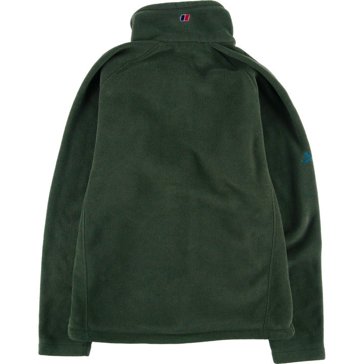 Berghaus fleece jacket, men's size S polyester Green type dark green Vintage Second Hand