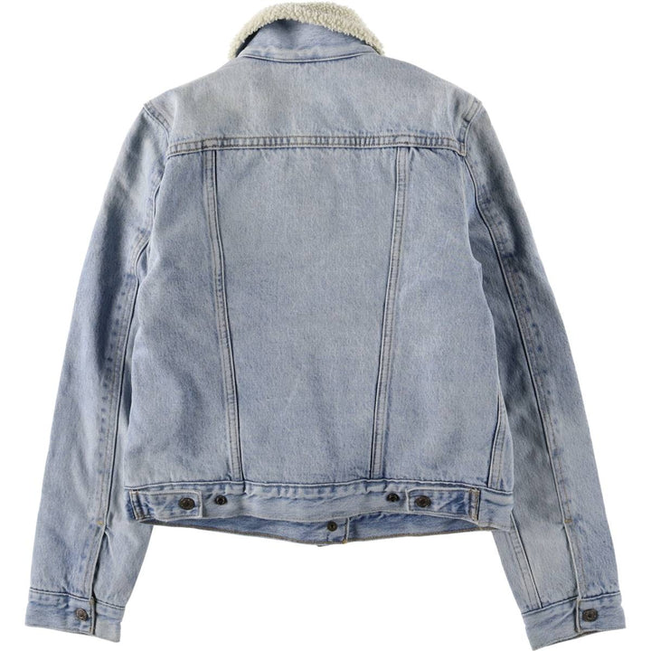 Levi's Denim Boa Jacket, Women's Size Small cotton blue type Vintage Second Hand