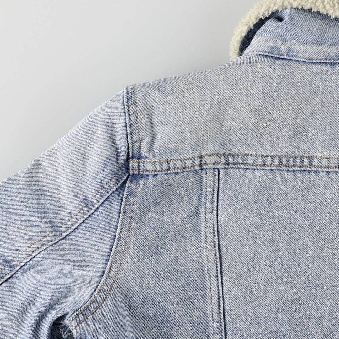 Levi's Denim Boa Jacket, Women's Size Small cotton blue type Vintage Second Hand
