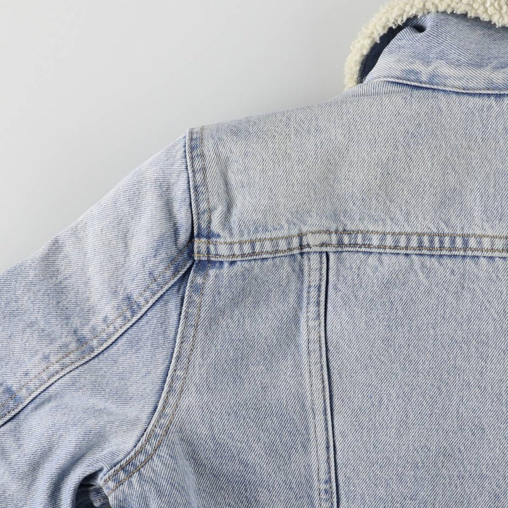 Levi's Denim Boa Jacket, Women's Size Small cotton blue type Vintage Second Hand