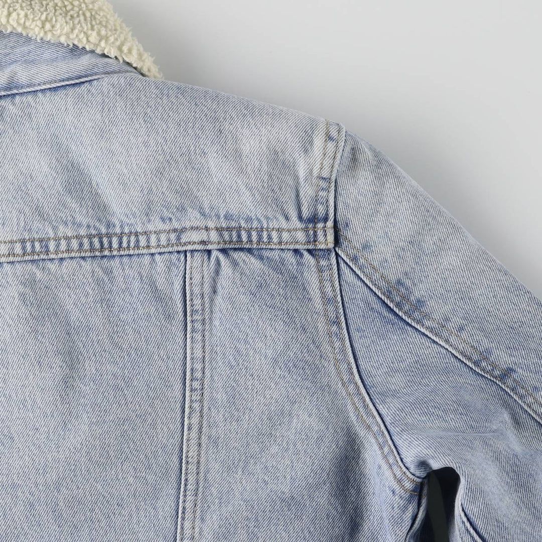 Levi's Denim Boa Jacket, Women's Size Small cotton blue type Vintage Second Hand