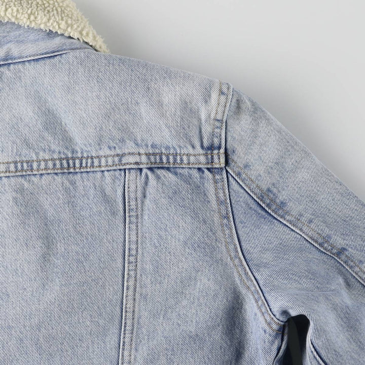 Levi's Denim Boa Jacket, Women's Size Small cotton blue type Vintage Second Hand