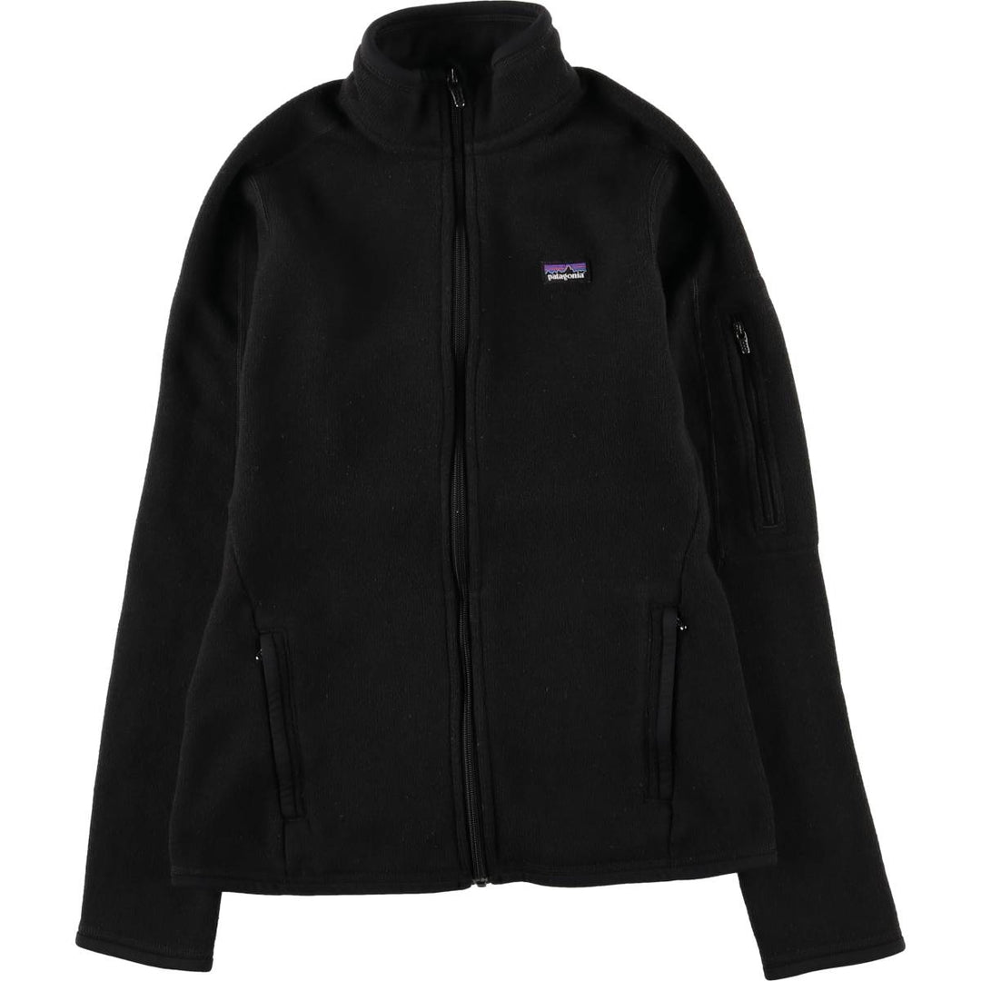 Patagonia 25541FA14 Fleece Jacket, Women's, Size Small polyester black type Vintage Second Hand