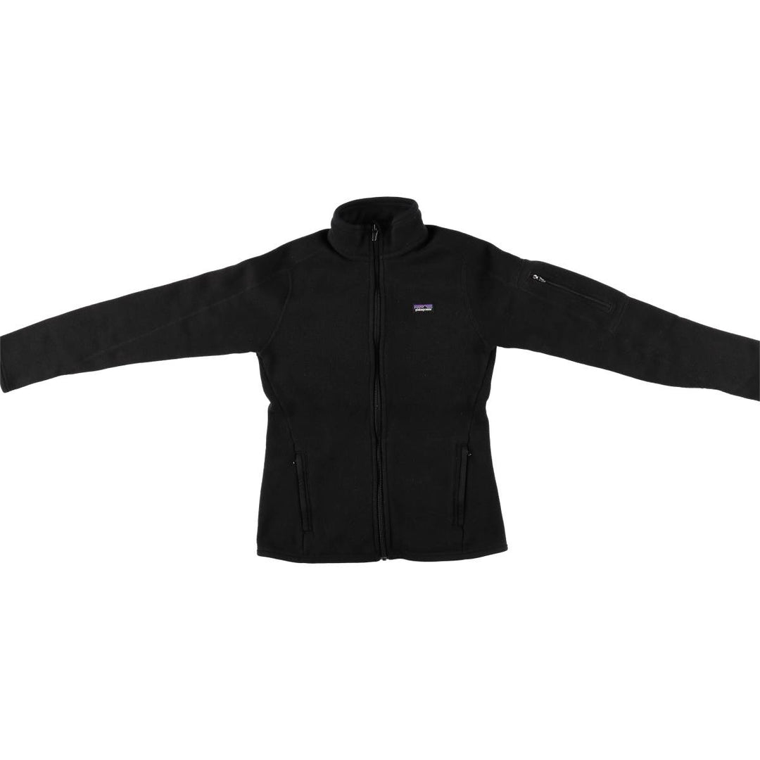 Patagonia 25541FA14 Fleece Jacket, Women's, Size Small polyester black type Vintage Second Hand