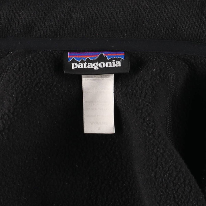 Patagonia 25541FA14 Fleece Jacket, Women's, Size Small polyester black type Vintage Second Hand